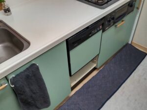 千葉キッチン取付け隊　食洗機の取外して収納　施工前